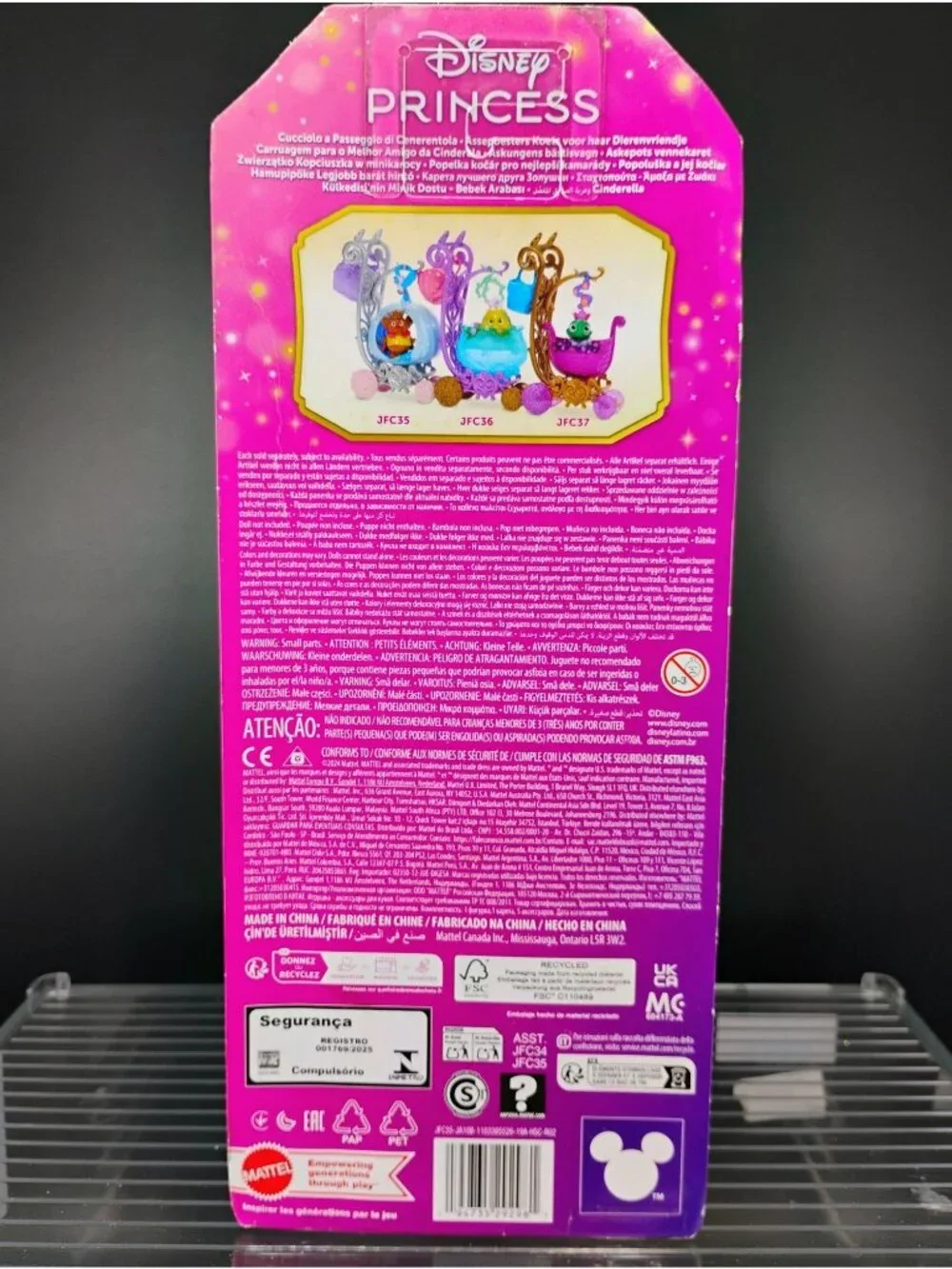 Disney Princess Cinderella Bestie Carriage Playset By Mattel